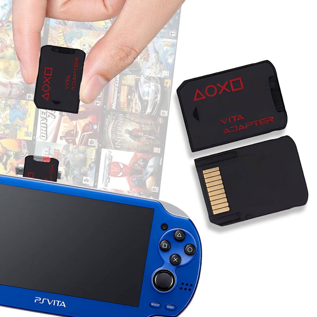 GENERICO - Adaptador de Micro SD para PS Vita