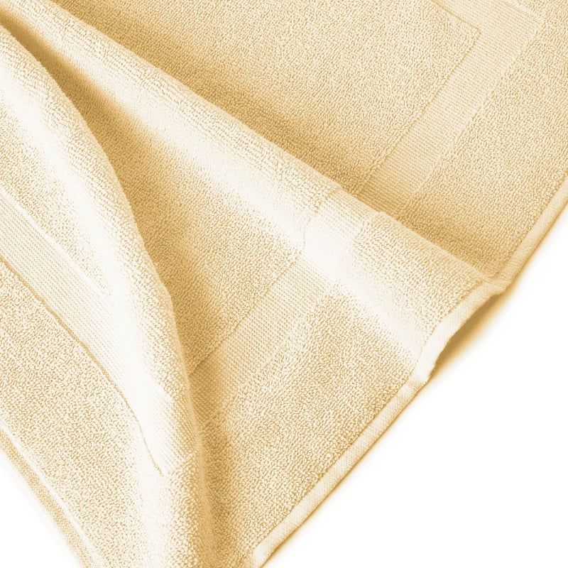 GENERICO - Pisos de Baño 100% Algodón Marfil 650 gr Peru Pima