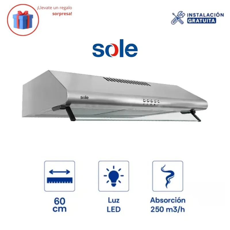 SOLE - Campana Extractora Hera Sole 60cm