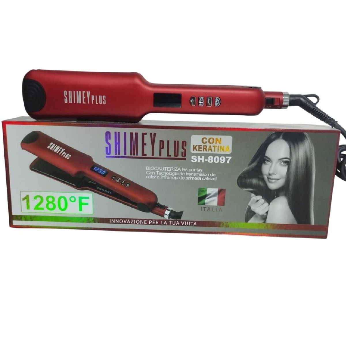 GENERICO - Plancha SHIMEY PLUS Profesional Ceramica para el Cabello