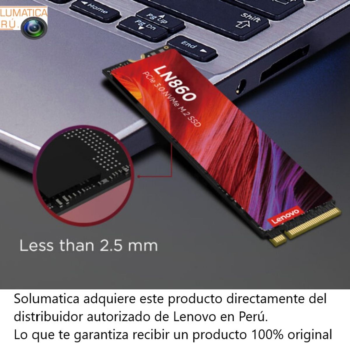LENOVO - Disco Solido NVMe 2280 - Ssd Lenovo - 512GB PC Laptop