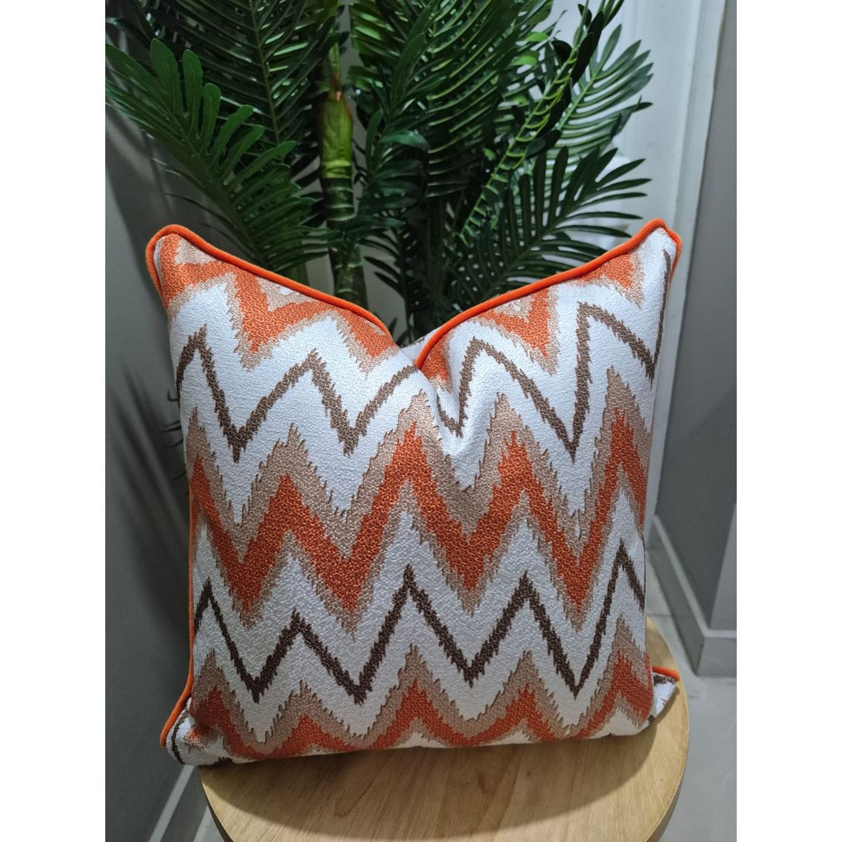 GENERICO - Funda De Cojín Zigzag 45x45 cm