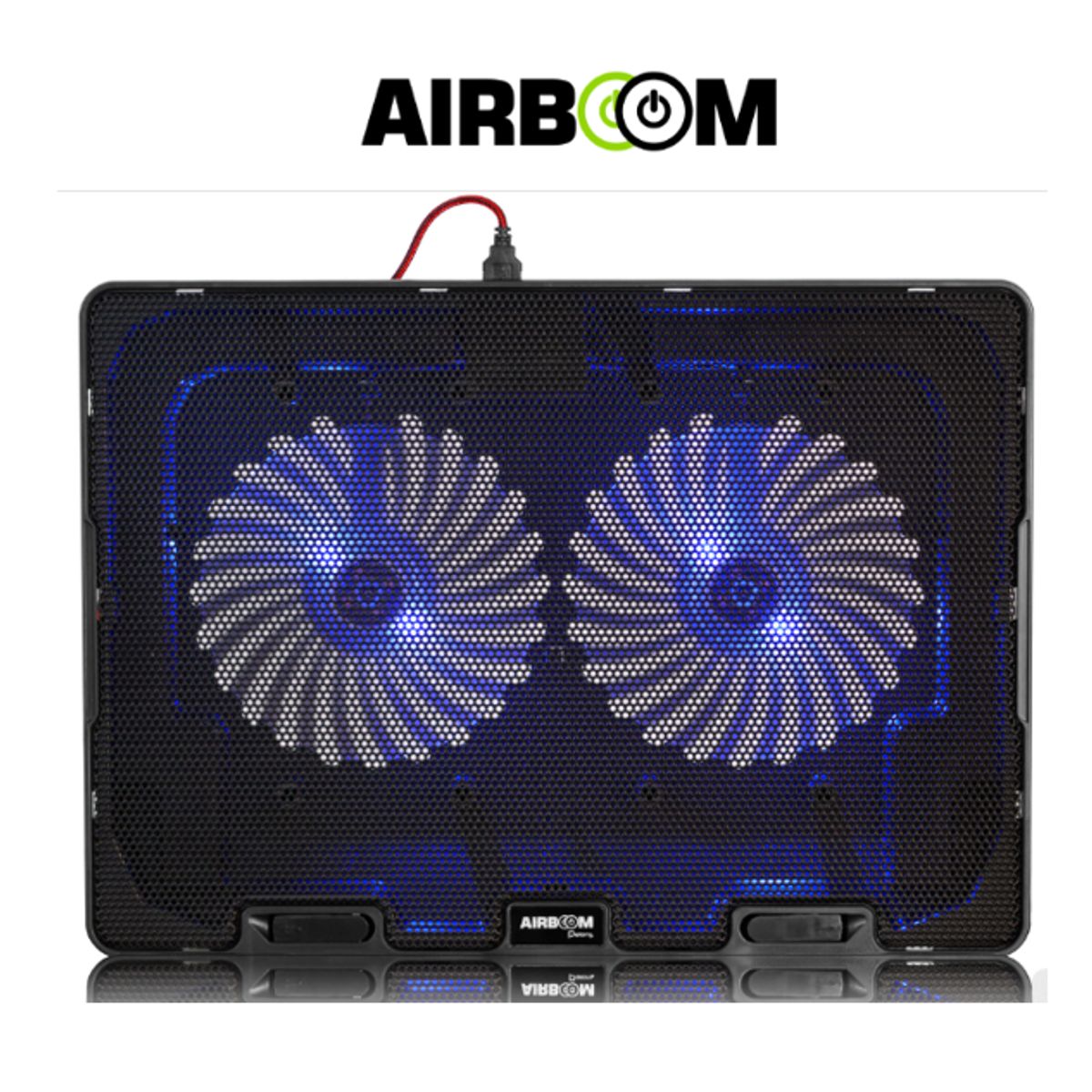 AIRBOOM - Base Con Cooler POLARIS AB003 2FAN 12.5 CM AIRBOOM