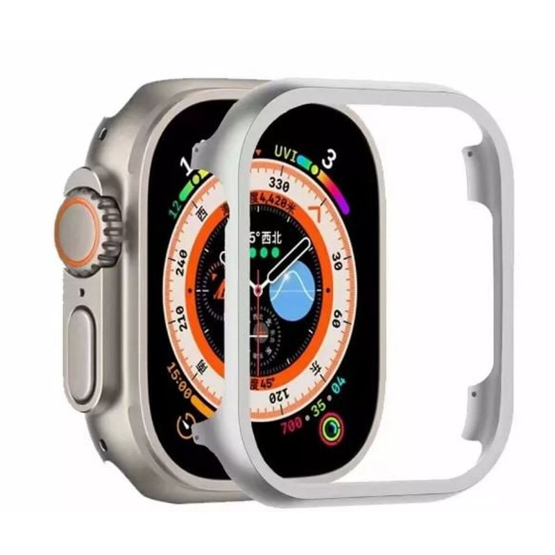 GENERICO - BUMPER PARA APPLE WATCH METAL PLATA 40 MM