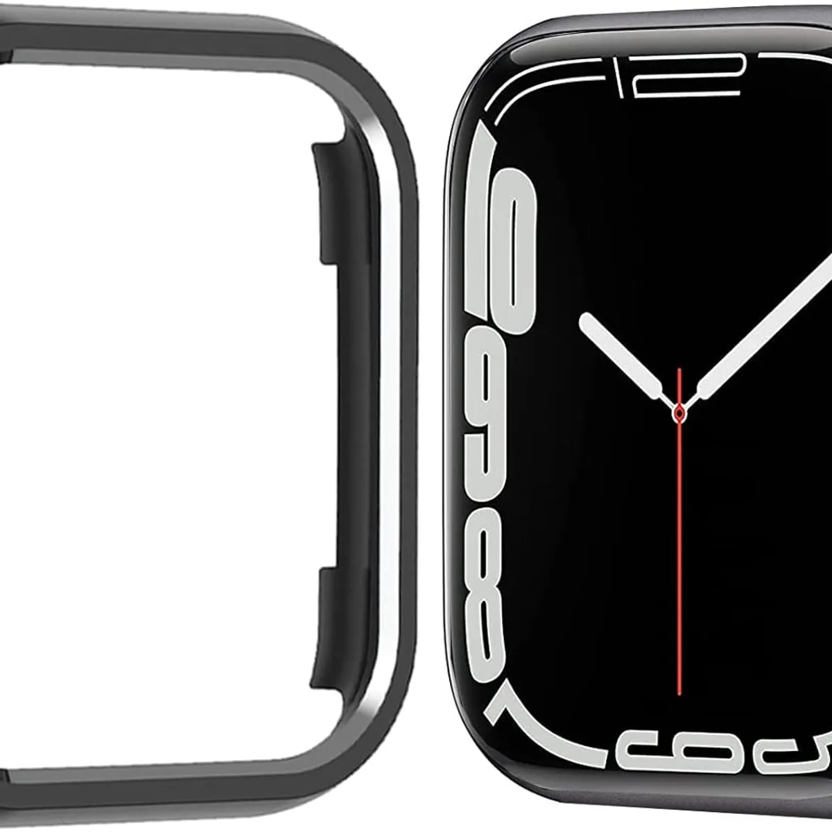 GENERICO - BUMPER PARA APPLE WATCH METAL NEGRO 41 MM