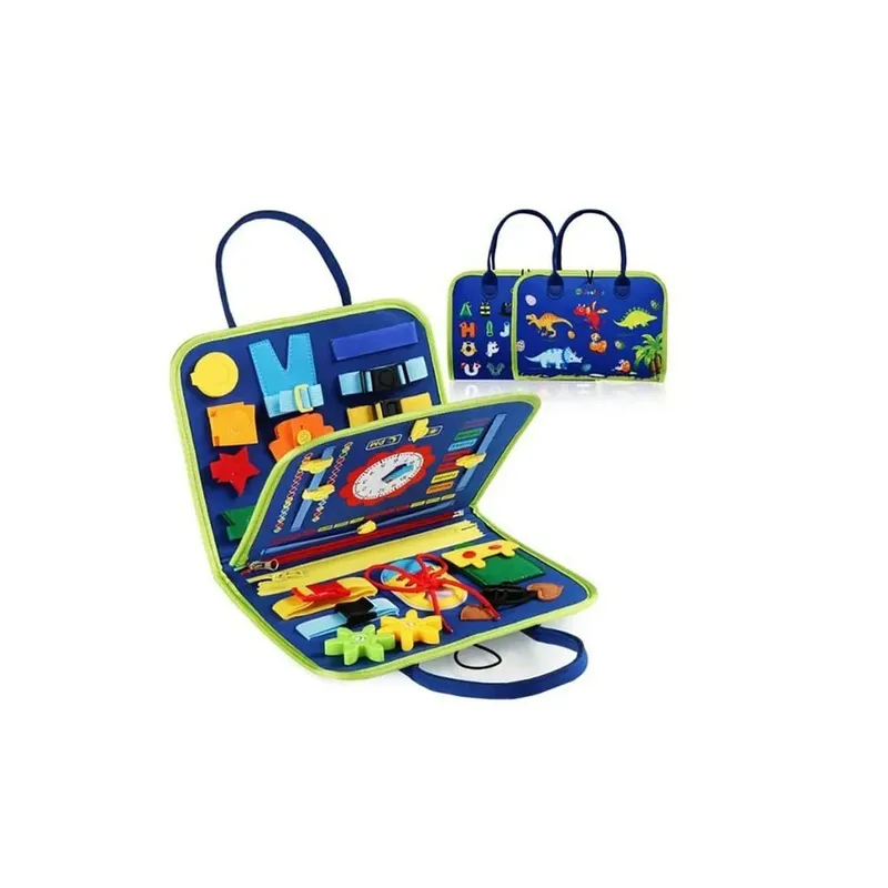 GENERICO - Tablero Sensorial de Actividades Educacional de Fieltro