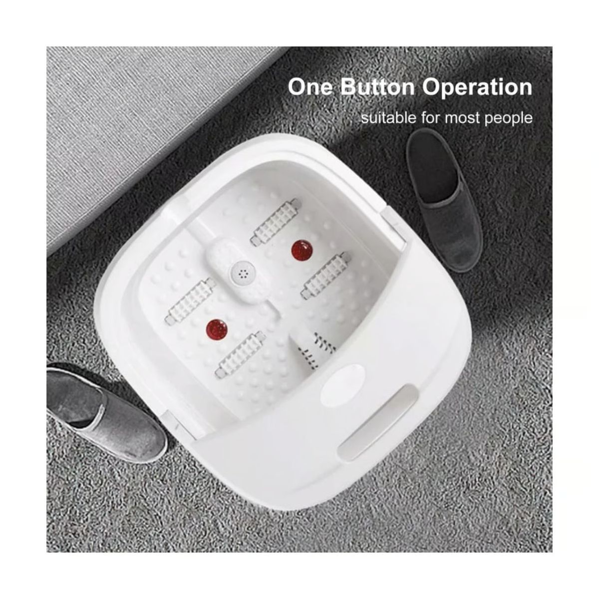 OEM - Spa tina masajedora para pies eléctrico con calefacción e infrarojo