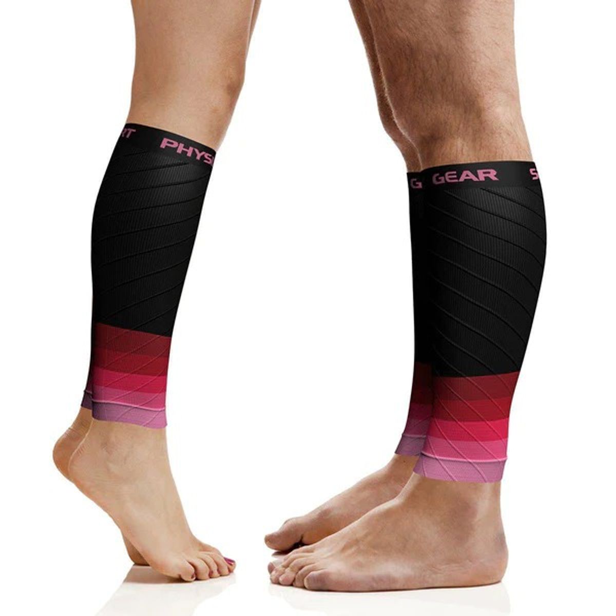 GENERICO - Pantorrilleras Mangas de Compresion Soporte Deportivas Runing Fucsia