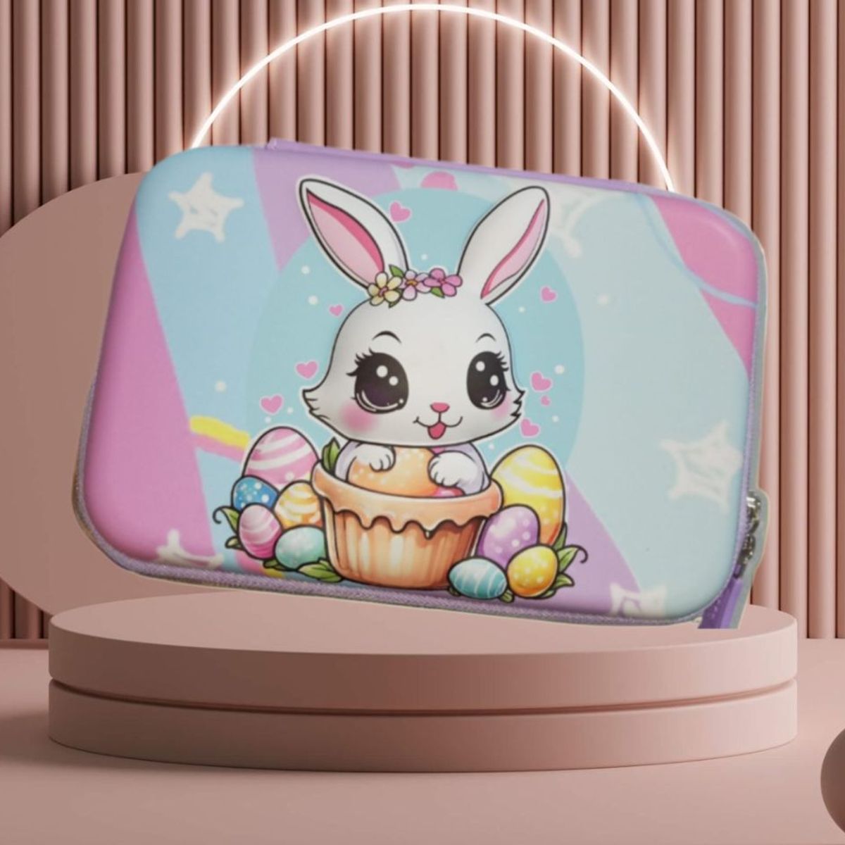 GENERICO - CARTUCHERA ORGANIZADOR NECESER ESTUCHE GRANDE 3D ESCOLAR DISEÑOS PARA NIÑAS KAWAII