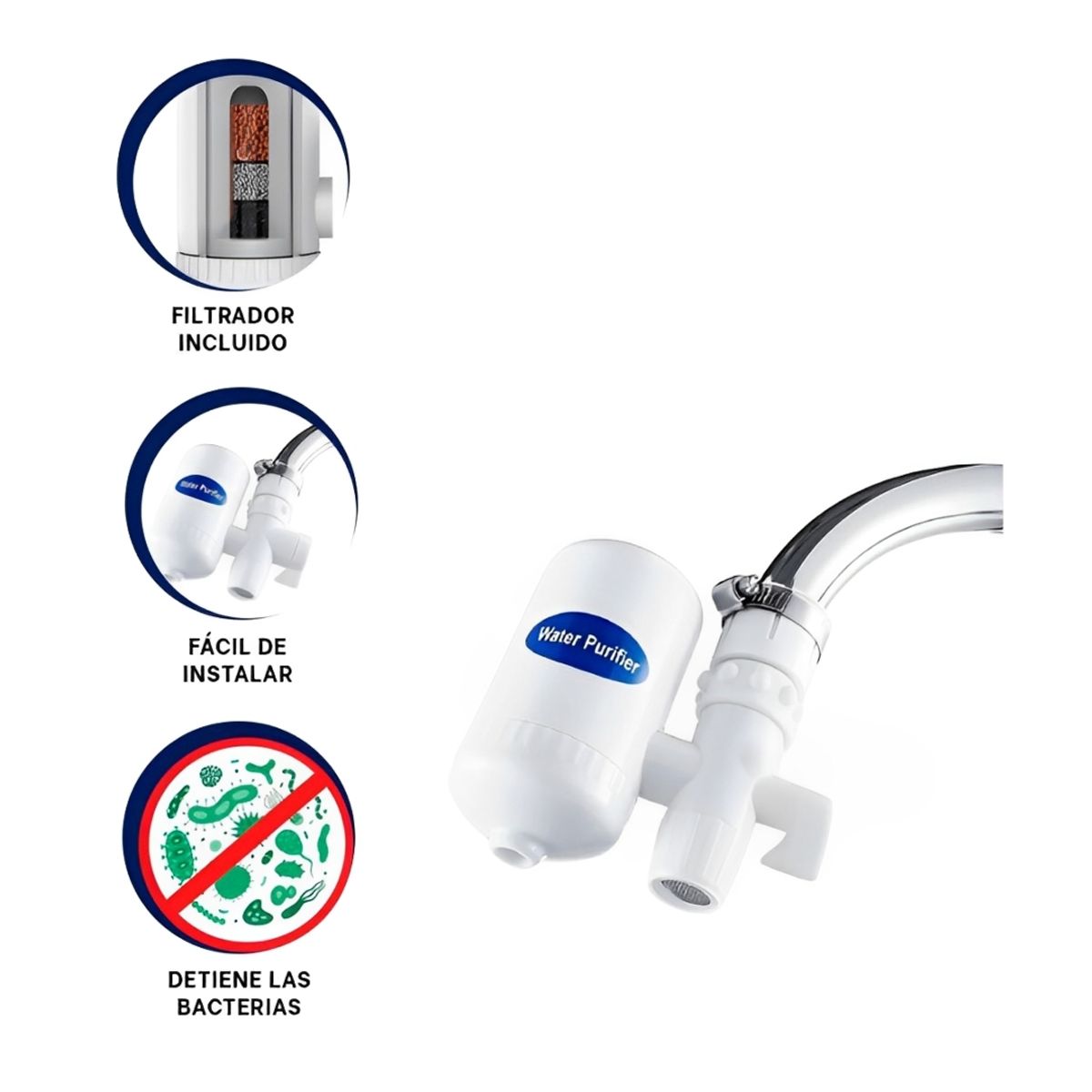 GENERICO - Purificador de Agua para Caño