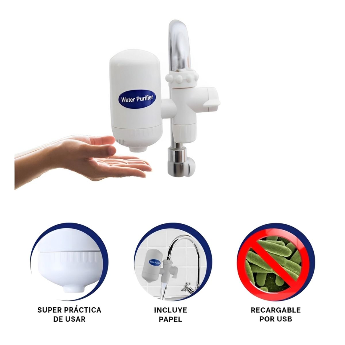 GENERICO - Purificador de Agua para Caño