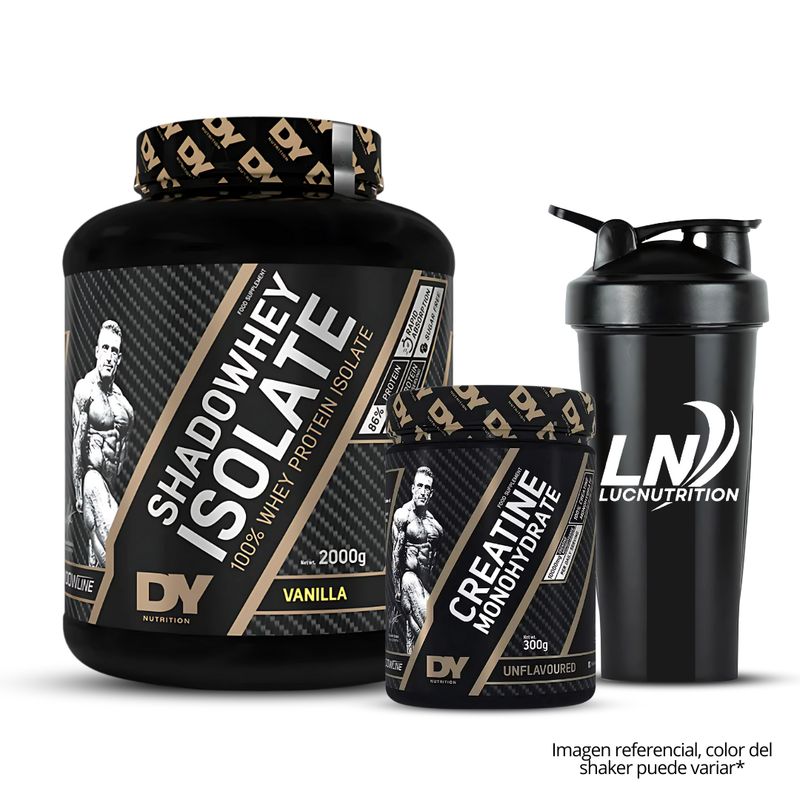 DORIAN YATES - Shadowhey Isolate 2kg vainilla + creatina dorian yates 300 gr shaker