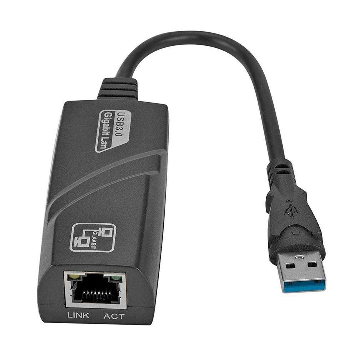 GENERICO - Adaptador USB 3.0 a RJ45 USB LAN Ethernet Windows Internet Gigabit
