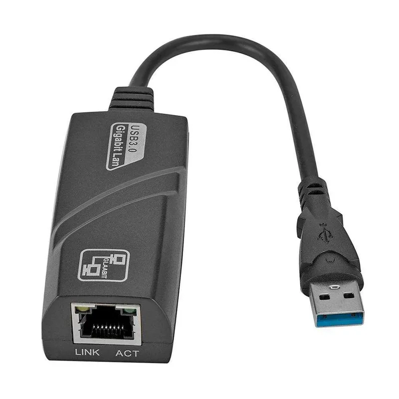 GENERICO - Adaptador USB 3.0 a RJ45 USB LAN Ethernet Windows Internet Gigabit