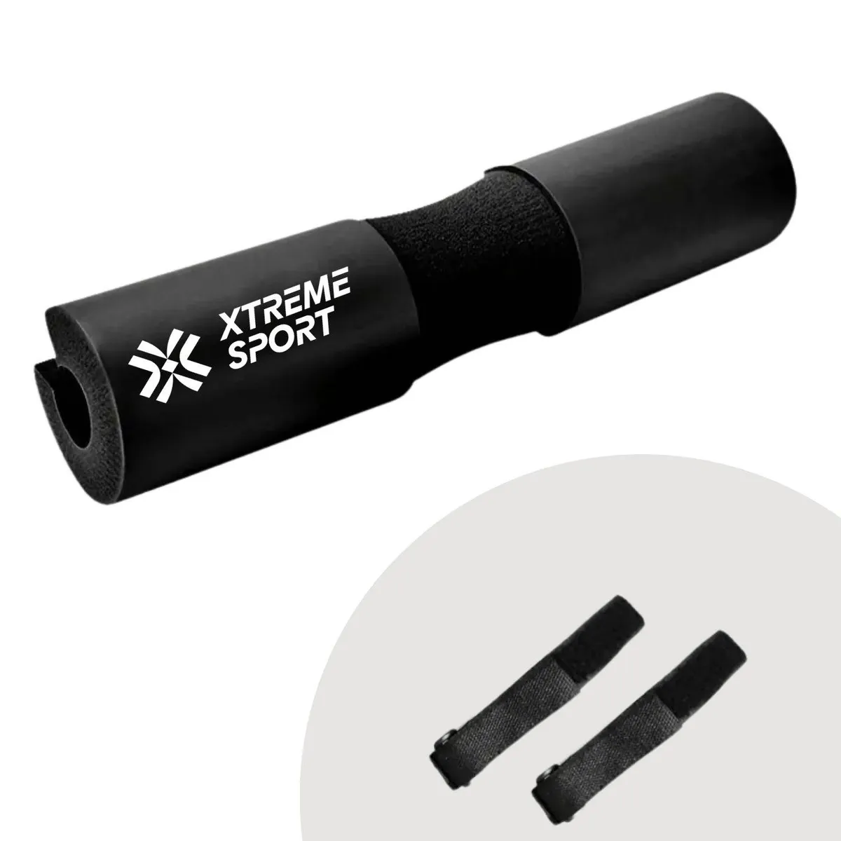 GETHEX - Almohadilla de barra para sentadillas Protector Negro