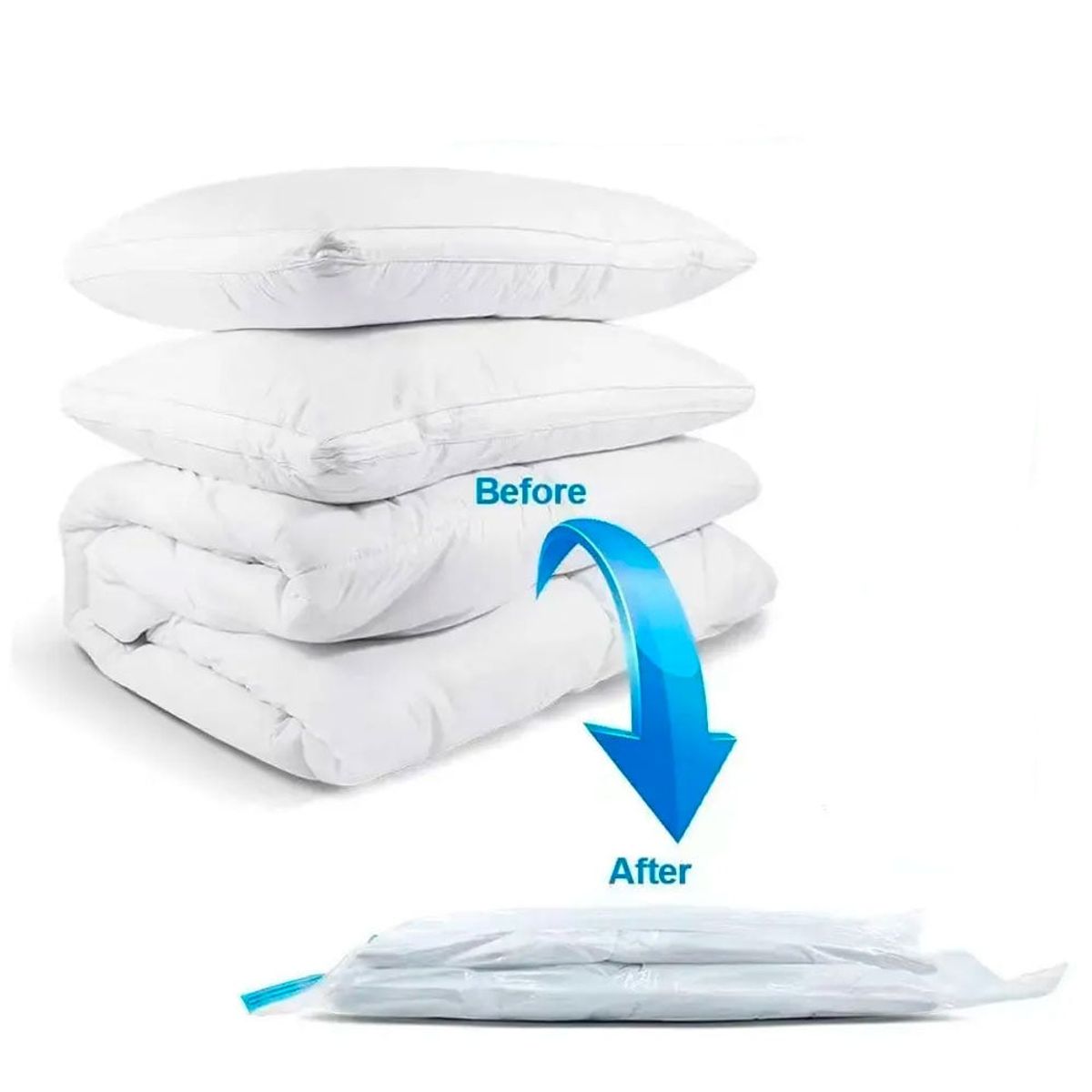 QUE PATAS PET SHOP - Mega Pack Set X 5 Bolsas Al Vacio + Succionador Para Guardar