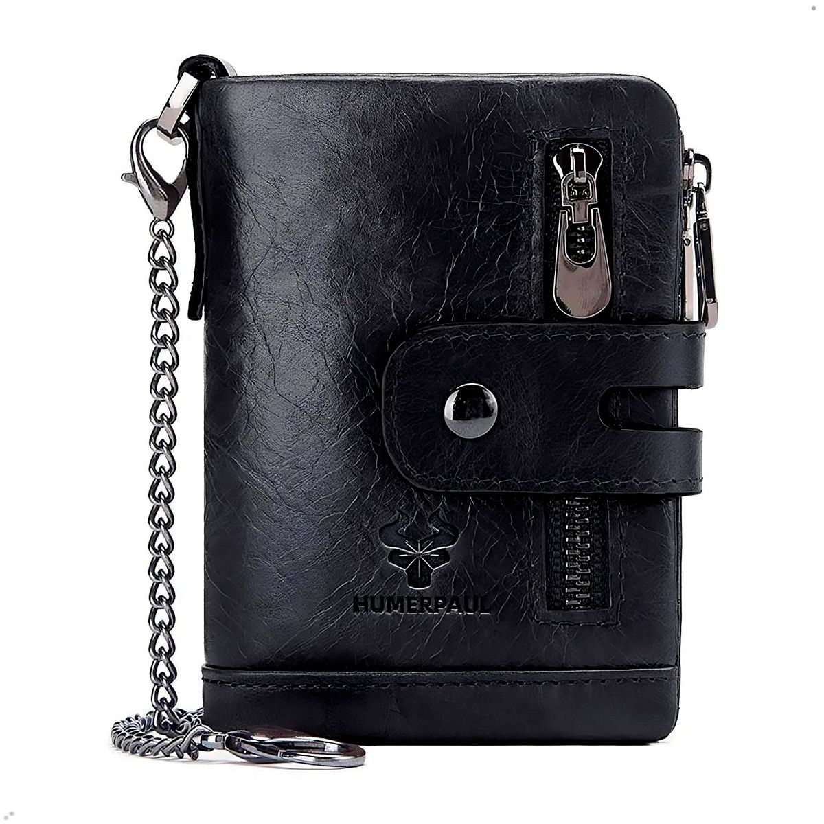 GENERICO - Billetera Hombre Cuero Humerpaul Con Proteccion Rfid