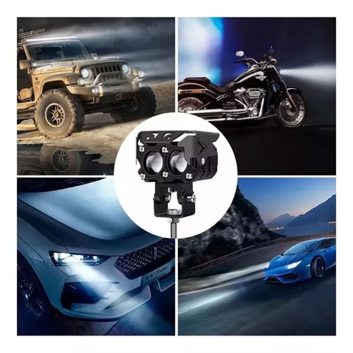 GENERICO - Explorador led M2F dual color 12-36V 6000lm