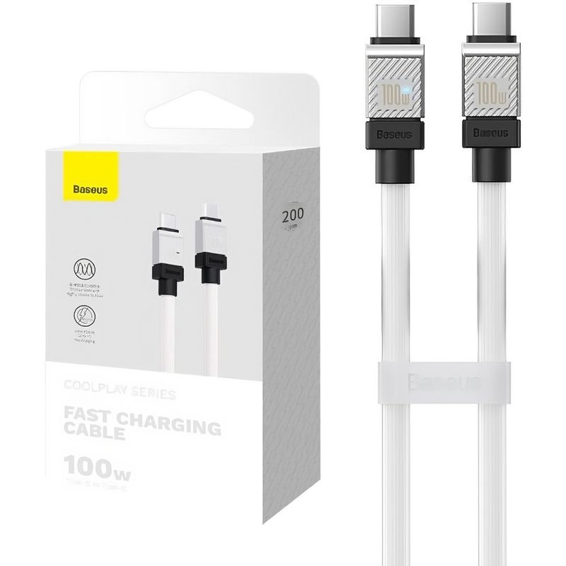 BASEUS - Cable Baseus 100w USB C a C  Carga Rapida