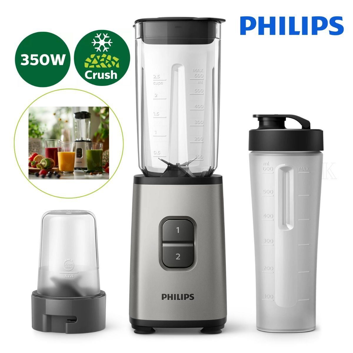 PHILIPS - LICUADORA PERSONAL  PHILIPS HR2604