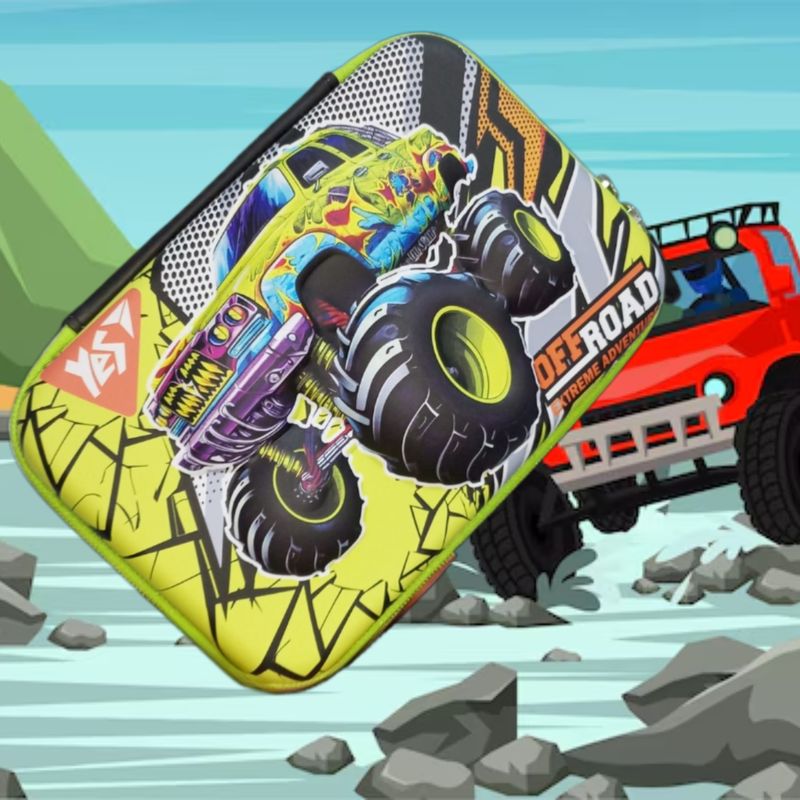 GENERICO - CARTUCHERA GRANDE 3D ESTUCHE ESCOLAR PARA NIÑOS KAWAII