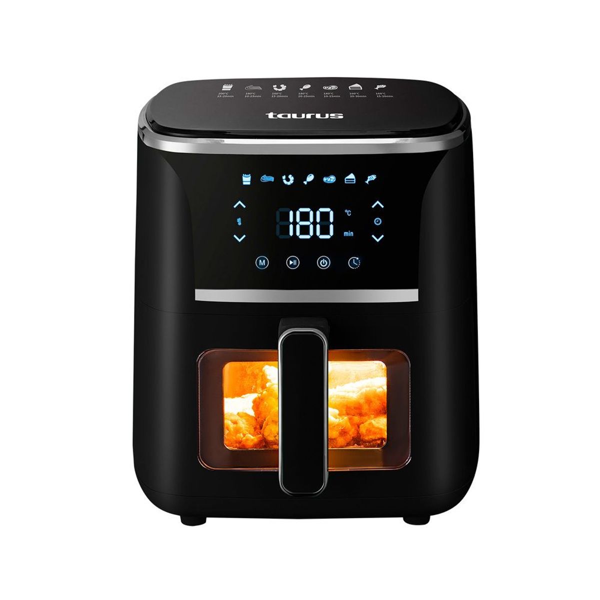 TAURUS - Freidora de aire 5L Negra Taurus Silver Fryer