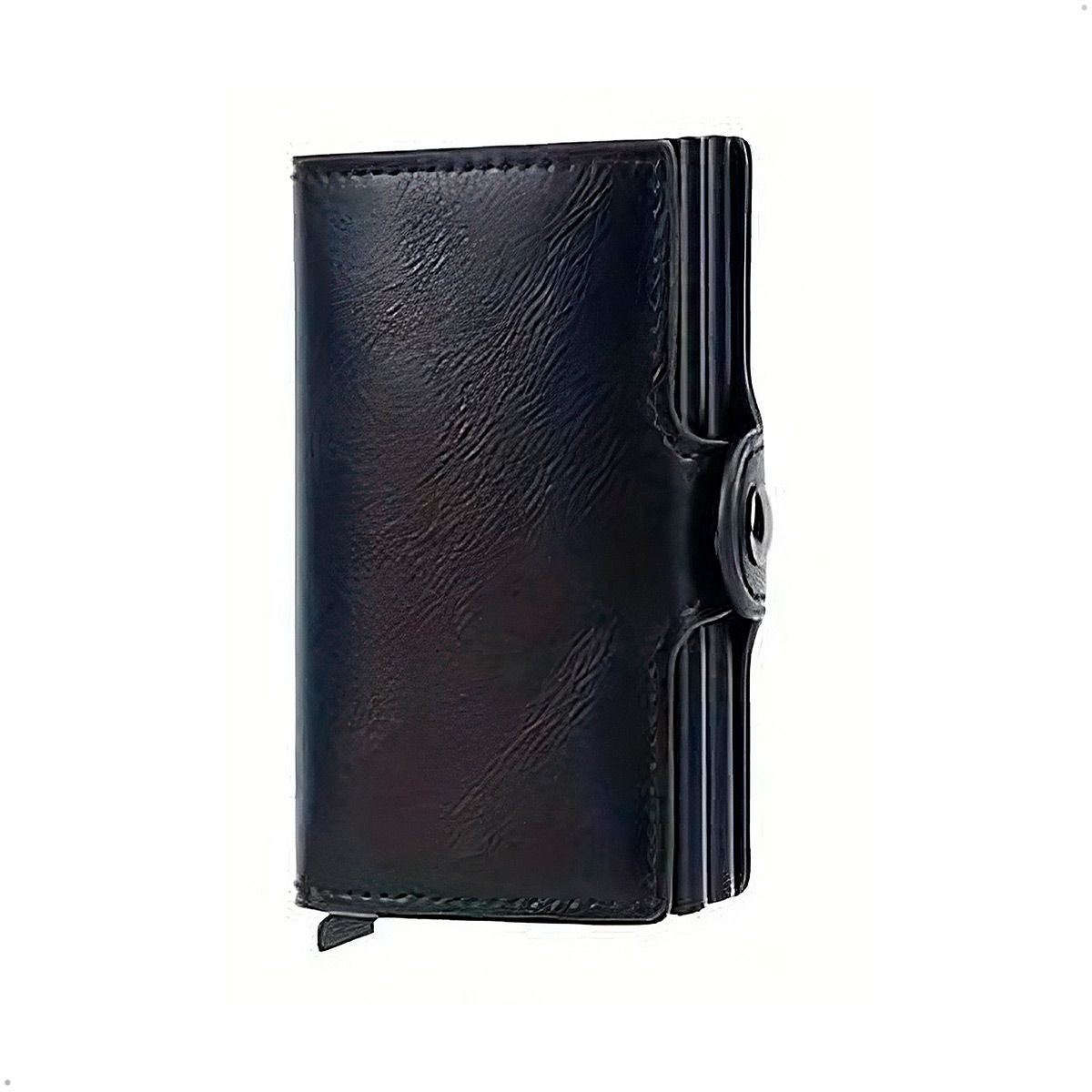 GENERICO - Billetera Cartera Doble Tarjetero Aleacion Aluminio Y Rfid