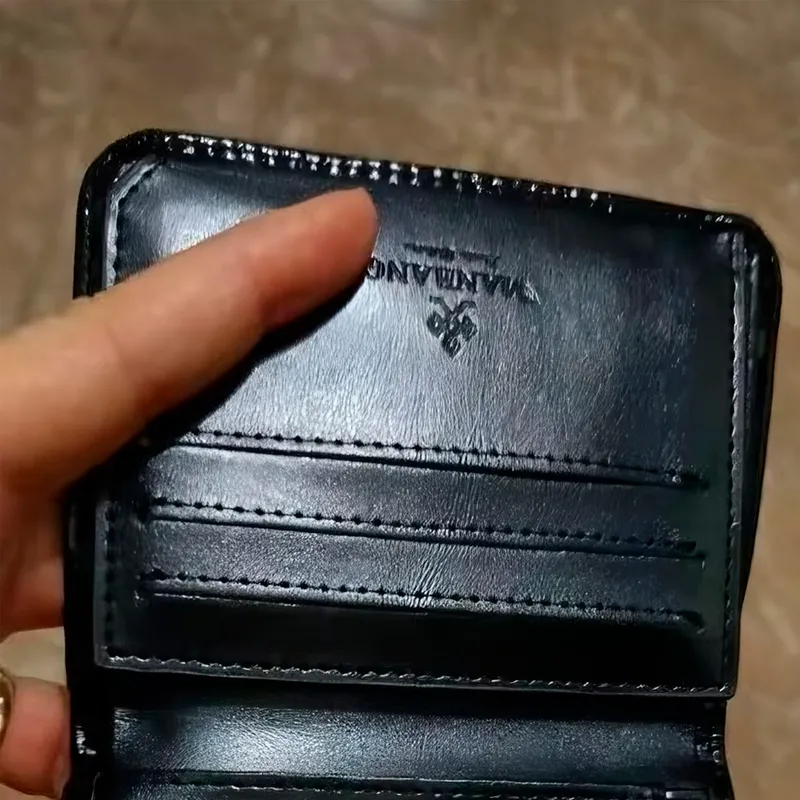 GENERICO - Billetera Manbang Cartera Clásico Billetera Cuero Genuino