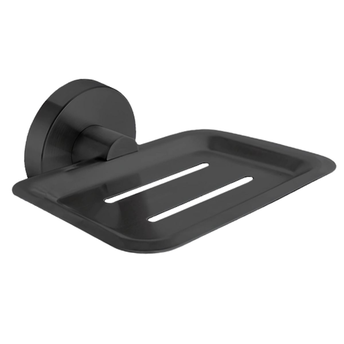 XM - PORTA JABÓN DE ACERO NEGRO 7116710N