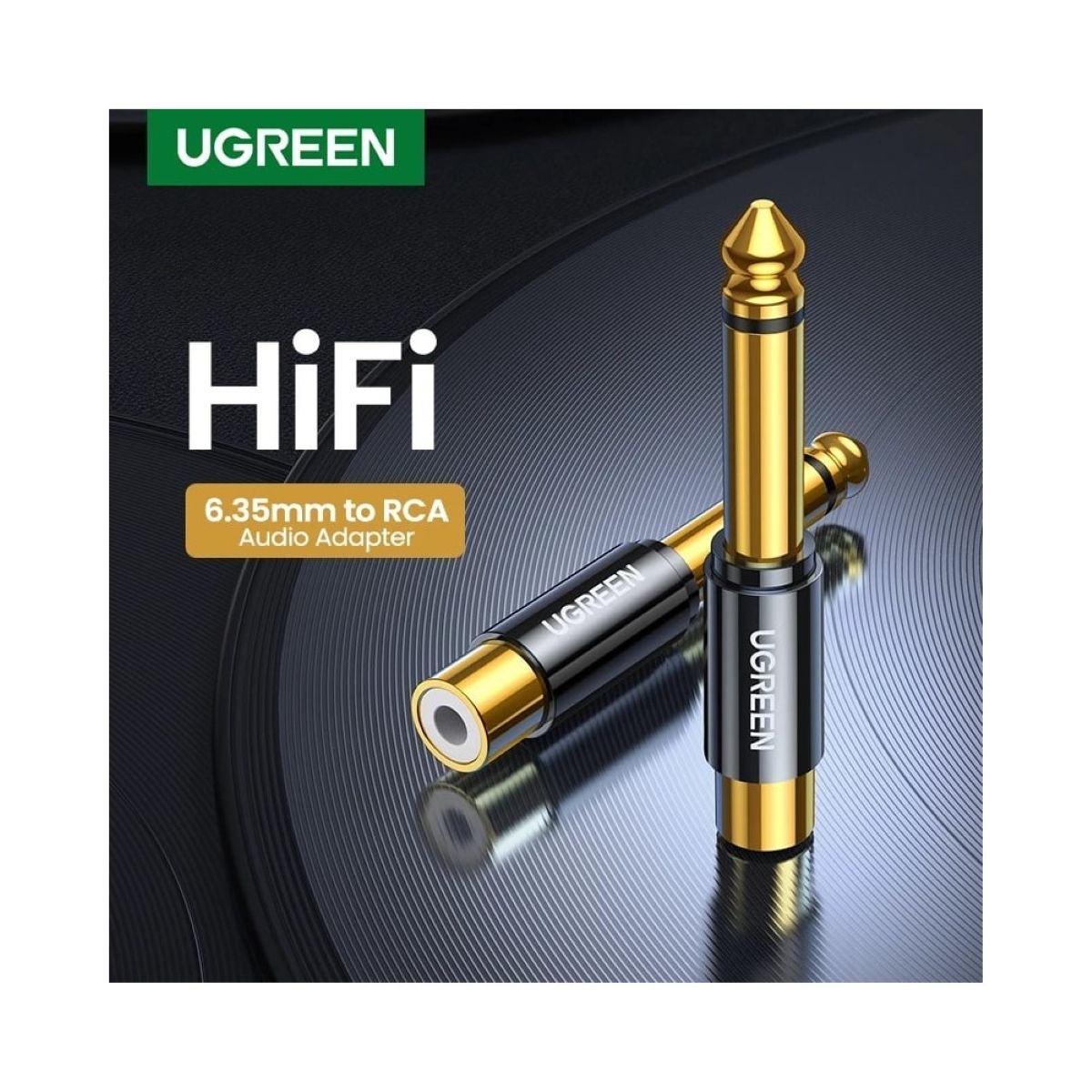 UGREEN - Adaptador Jack 6.5 a RCA UGREEN