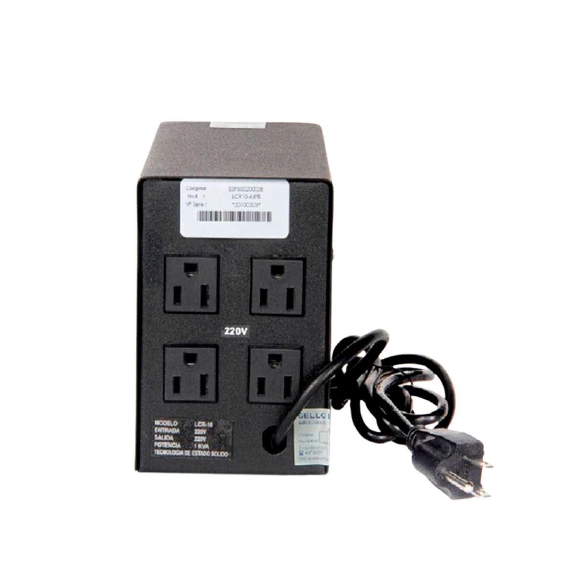 ELISE - ESTABILIZADOR ELISE IEDA SAFE LCR10-45% 1KVA 220V PN psstie1042