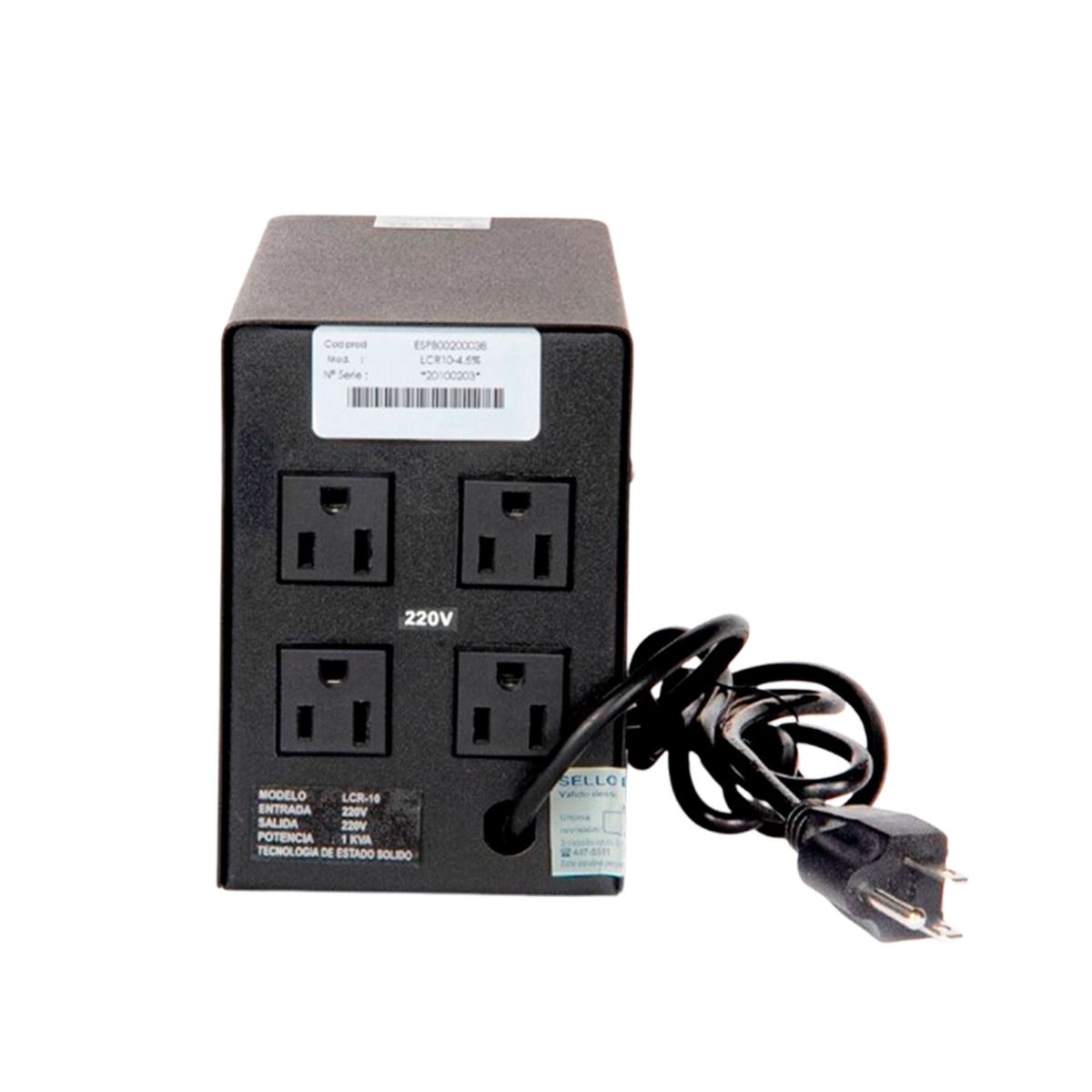 ELISE - ESTABILIZADOR ELISE IEDA SAFE LCR15-45% 15KVA 220VAC PN psstie1542