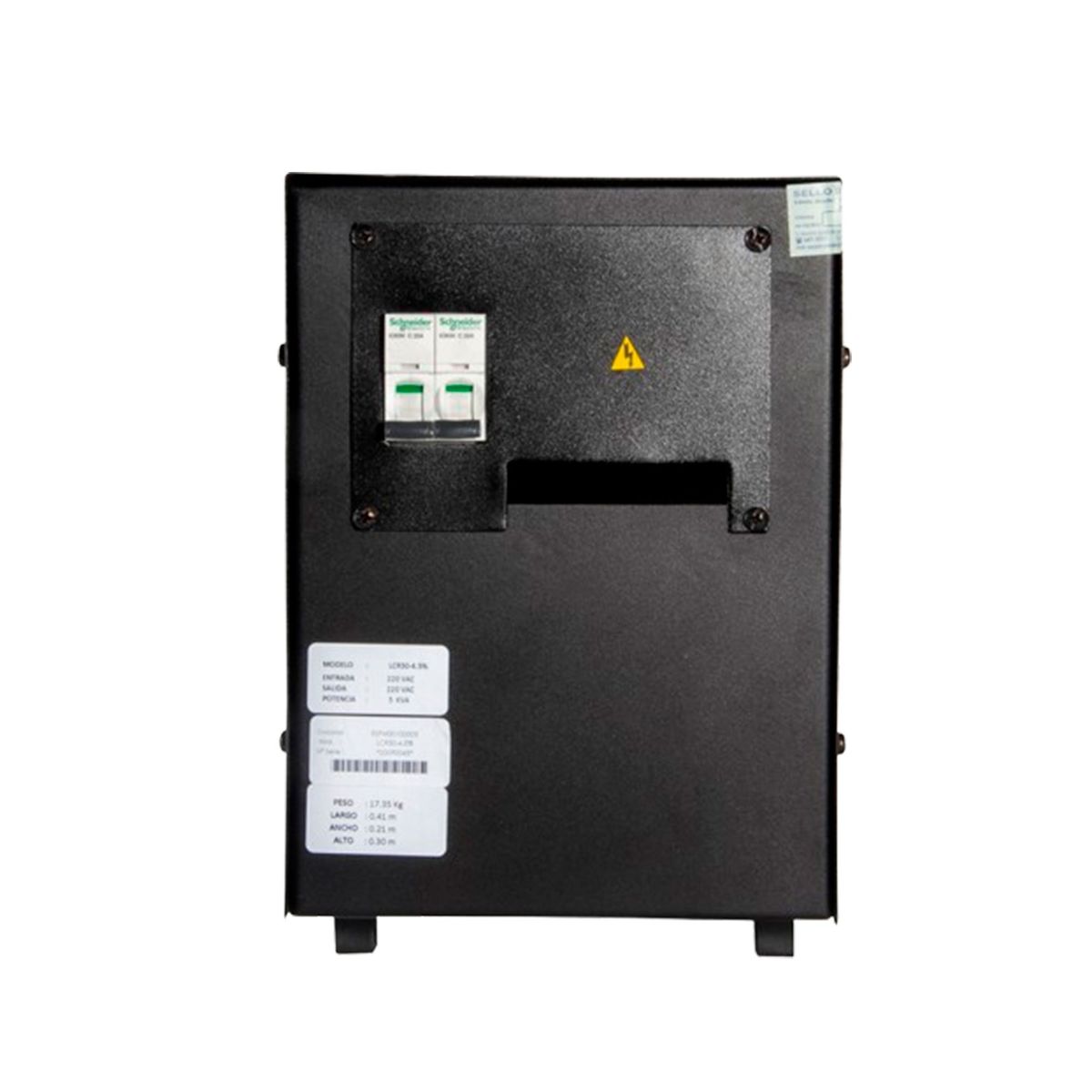 ELISE - ESTABILIZADOR ELISE LCR60-45% 220VAC 6KW NEGRO PN psstie60