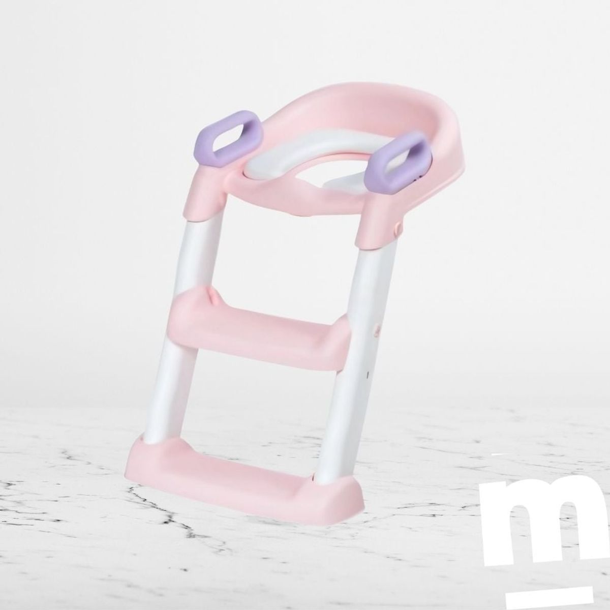 EBABY - Escalera Asiento de baño «SUZ» Rosa