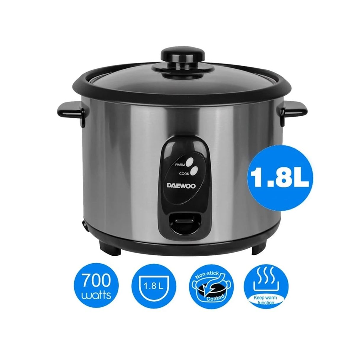 DAEWOO - OLLA ARROCERA DAEWOO DI-9534 18L INOXIDABLE ANTIADHERENTE