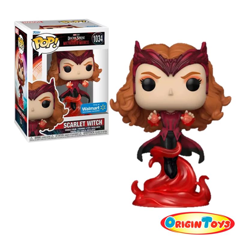FUNKO - POP 1034 - DR STRANGE IN MON - SCARLET WITCH WALMART