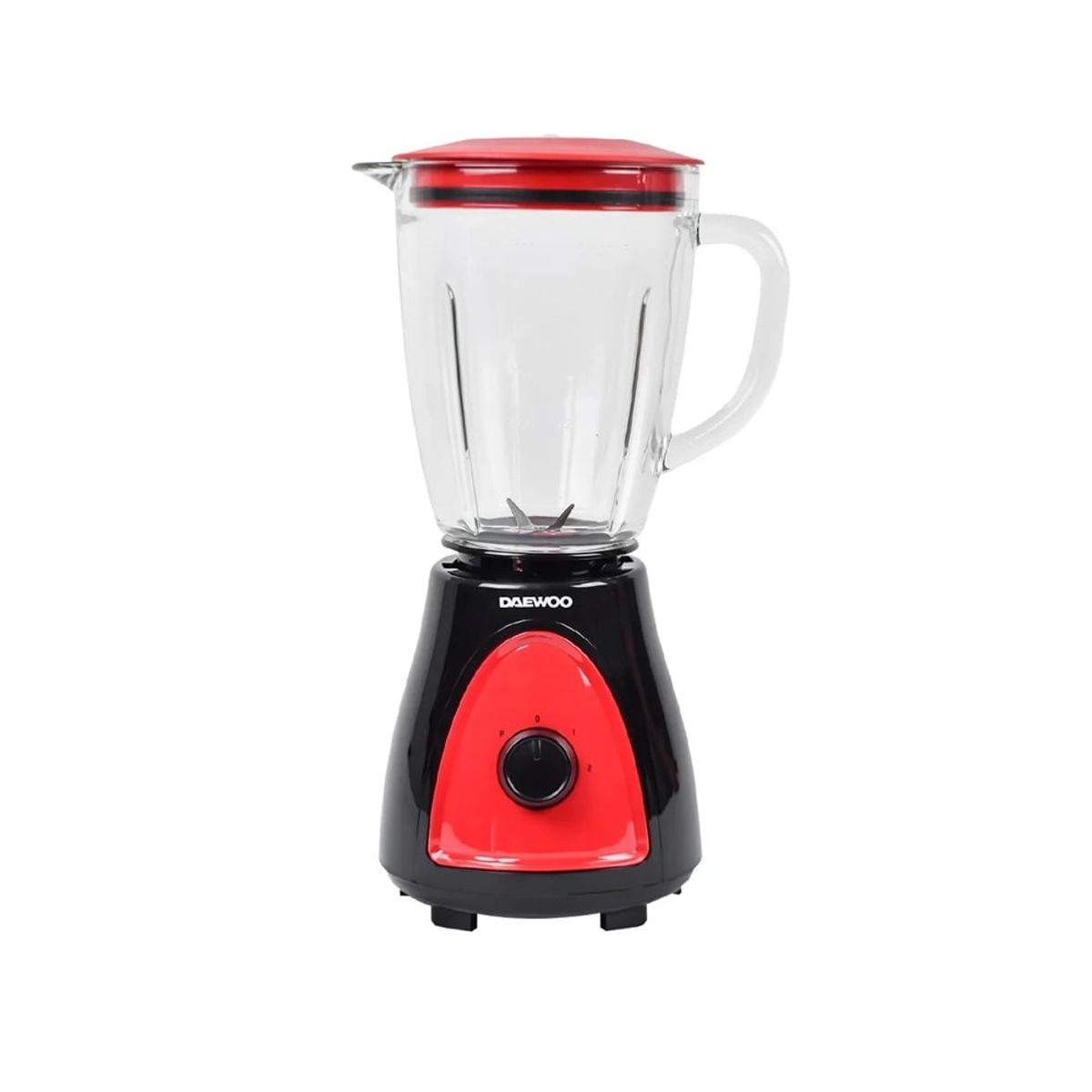 DAEWOO - LICUADORA DAEWOO DBL-1008C ROJA NEGRA 1.5L 2 VELOCIDADES