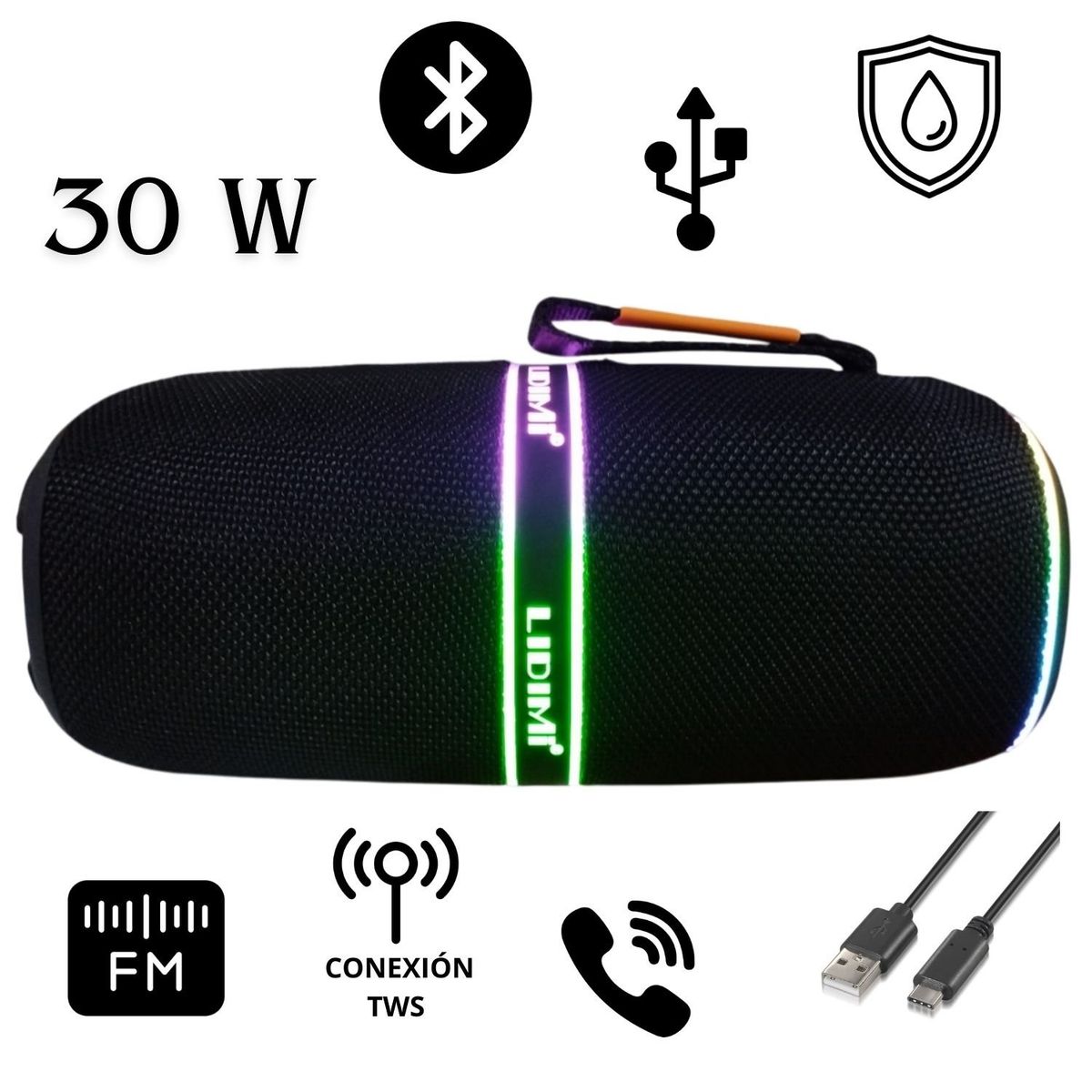 LIDIMI - Parlante Lidimi LD-S652 30W Bluetooth USB TWS