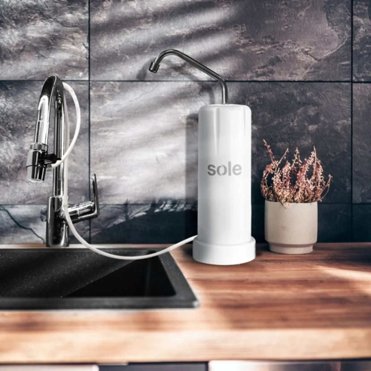 SOLE - Purificador Alcalinizador S/Lav Prime Blanco Sole  FILSOL016C