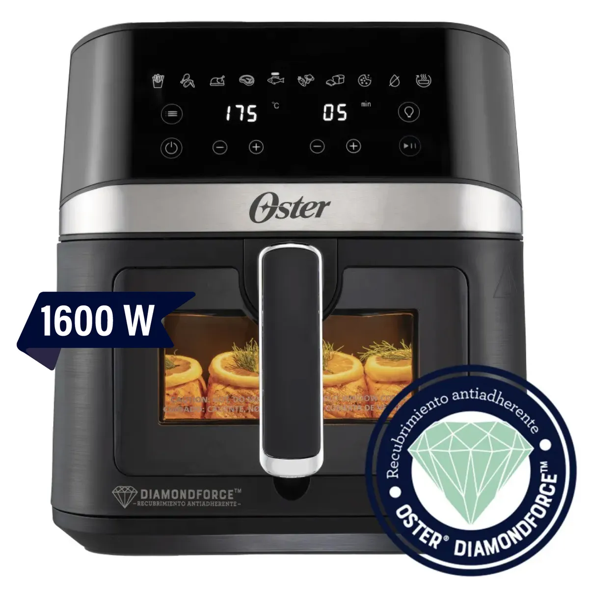 OSTER - Freidora de Aire Digital Oster CKSTAF60WDDF 6 Lts