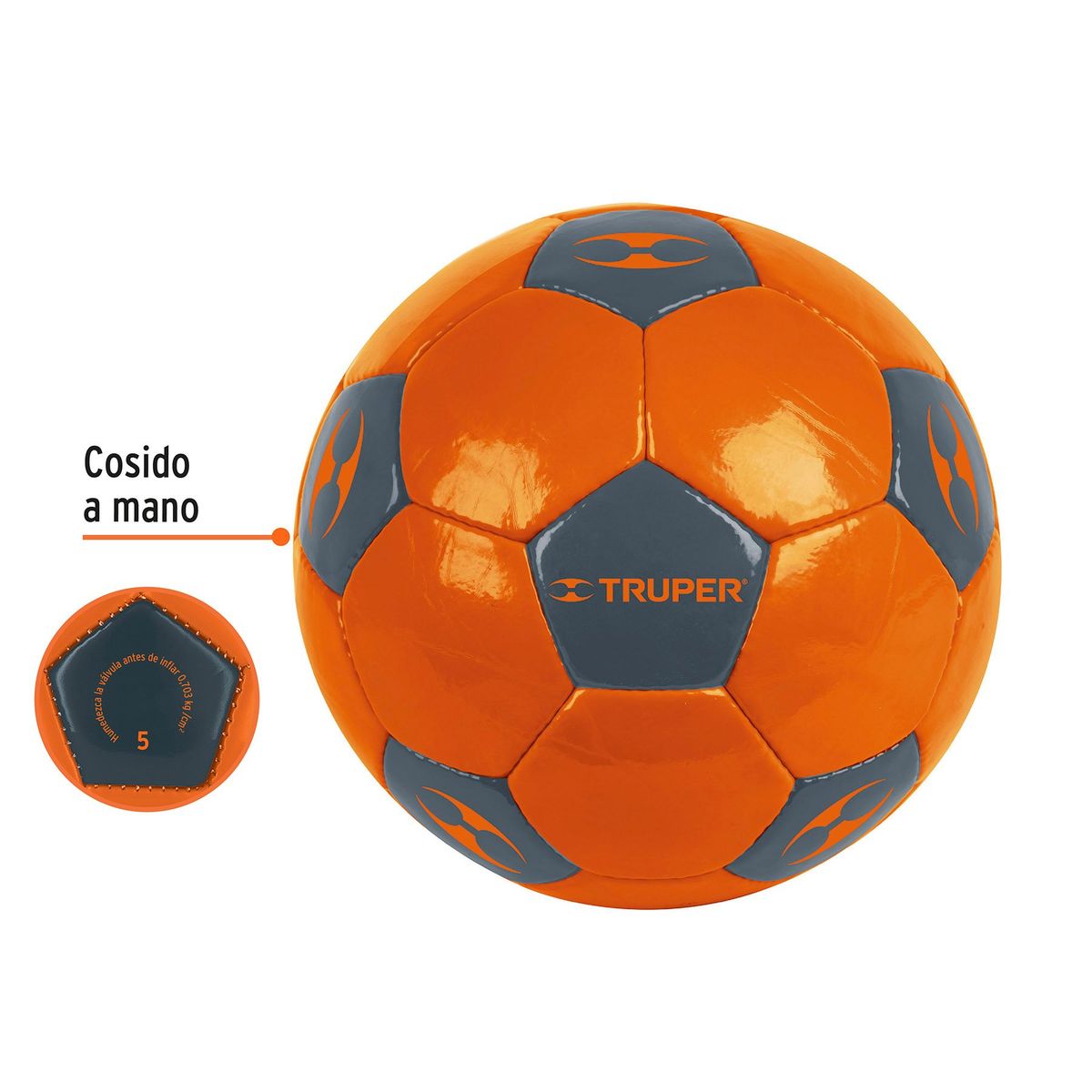 TRUPER - Pelota de Futbol Profesional N° 5 Truper