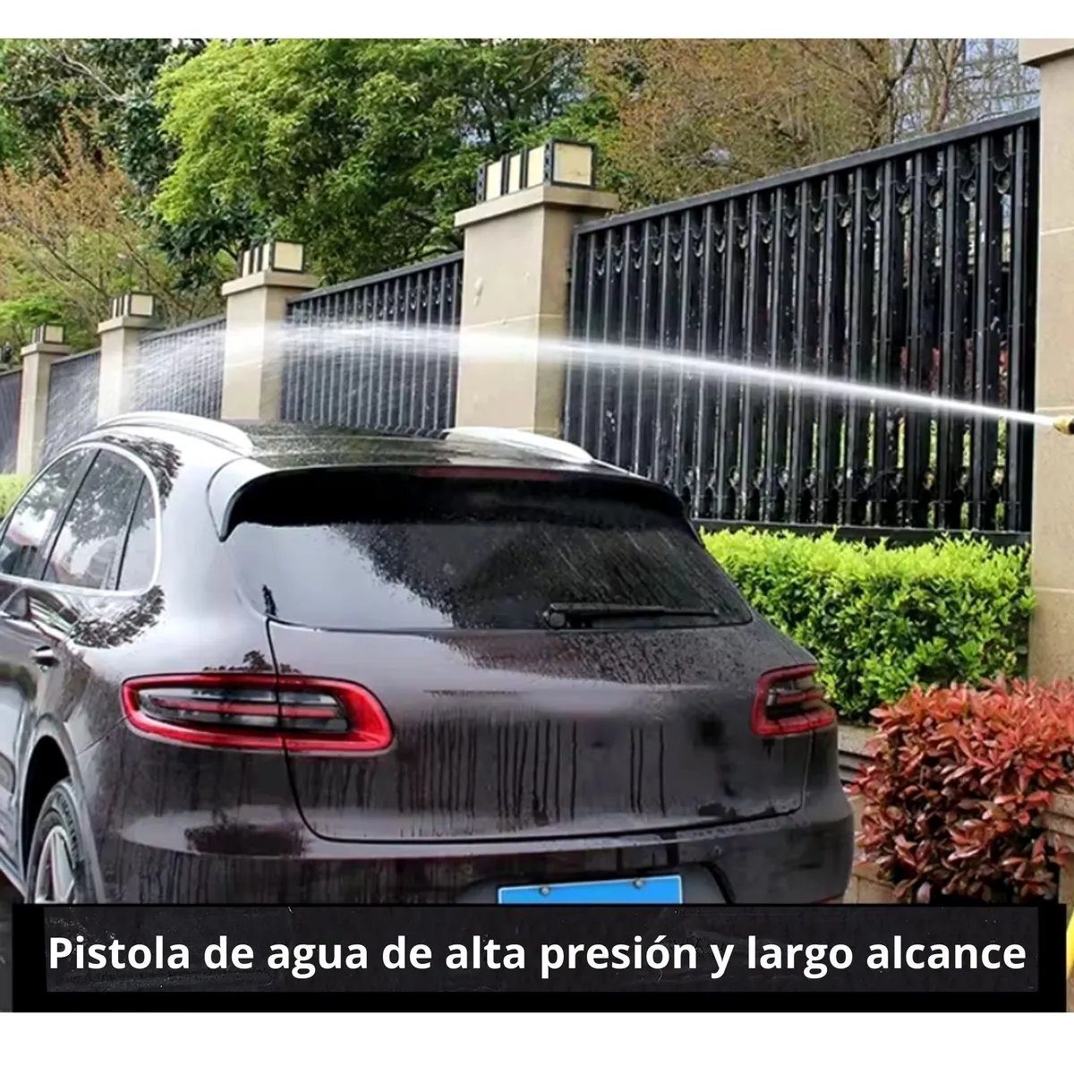 TRUPER - Pistola de agua alta presión manguera 10m de hidrolavadora y jardín