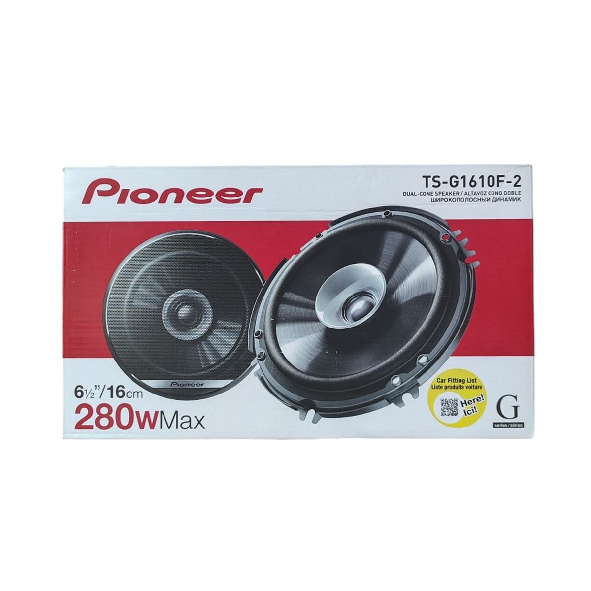PIONEER - Parlante PIONEER Redondo Dual Speaker 280W