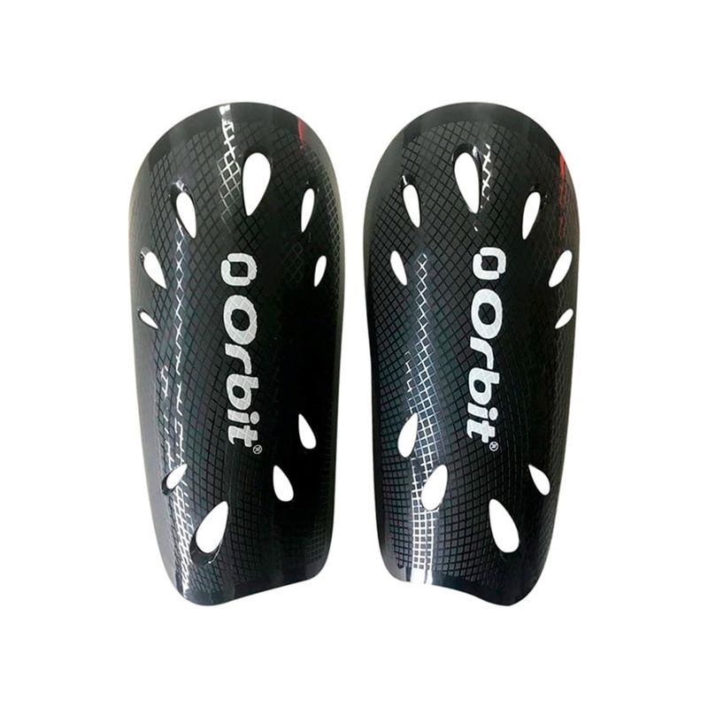 ORBIT - CANILLERAS PARA FÚTBOL CON ORIFICIOS ORBIT JUNIOR NEGRO