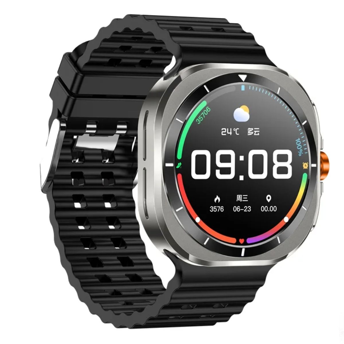 GENERICO - Smartwatch Deportivo Z7 Ultra Watch 7 Full Negro Amoled
