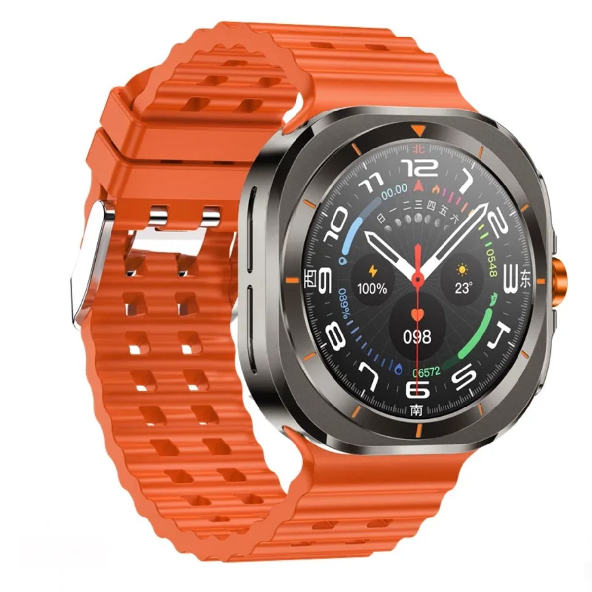 GENERICO - Smartwatch Deportivo Z7 Ultra Watch 7 Naranja Amoled