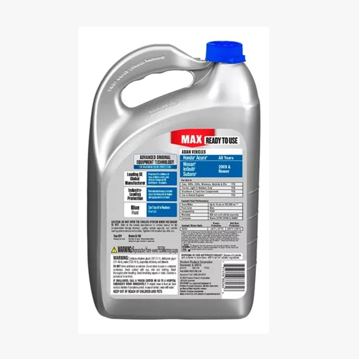 PRESTONE - Refrigerante Anticongelante Asian Cars Prestone Max 50% Azul