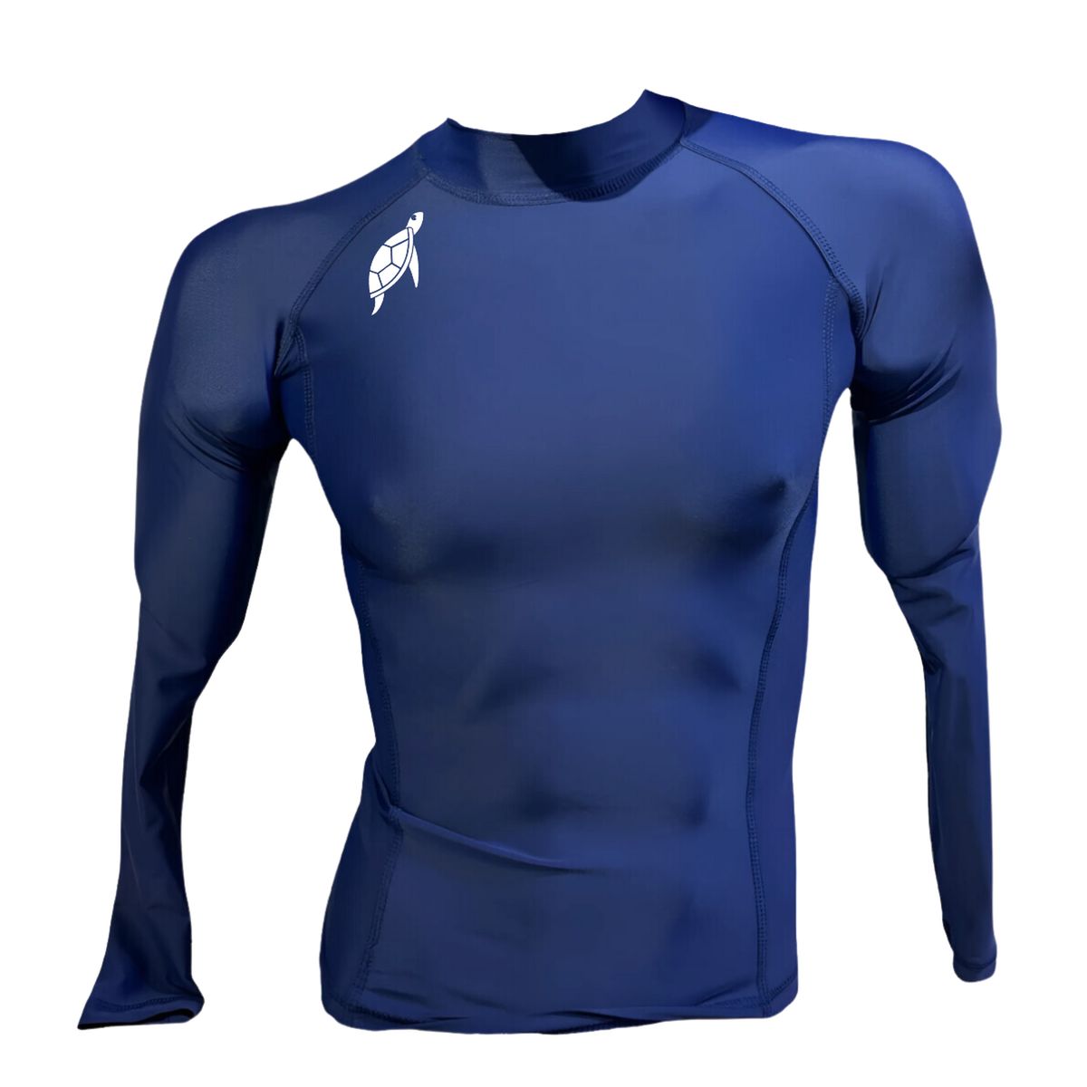 AQUA&MODA - LICRA CON PROTECCIÓN UV AQUAMODA LAMTMAH TORTUGA MARINA AZUL UNISEX LOGO BLANCO REFLECTIVO