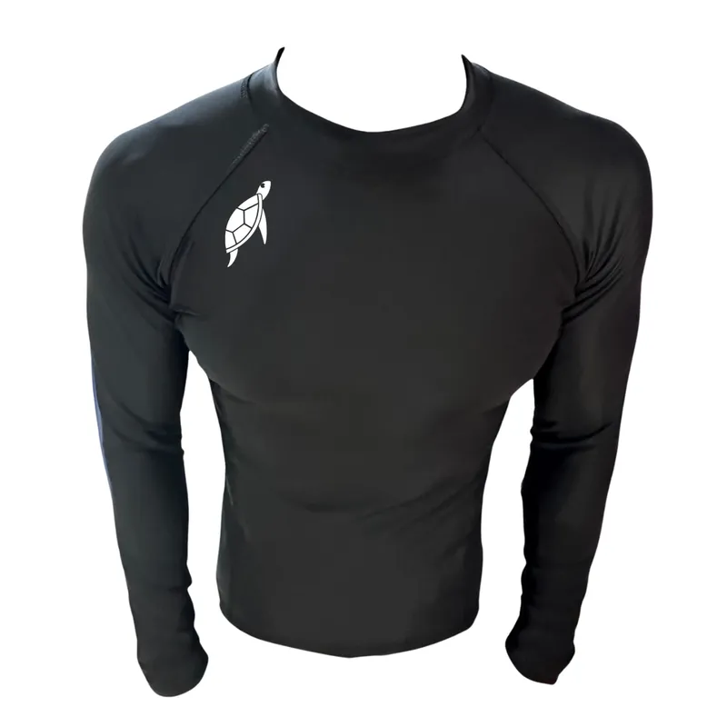 AQUA&MODA - LICRA CON PROTECCIÓN UV AQUAMODA LAMTMPLNH TORTUGA MARINA PLUS NEGRA HOMBRE