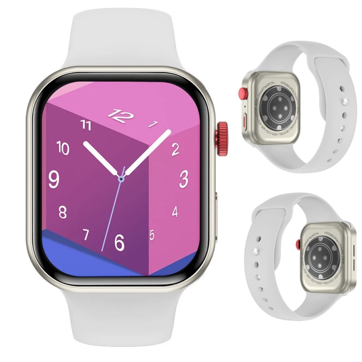 GENERICO - Smartwatch Deportivo Z03 Pro Fit 3 Gris con 3 Correas